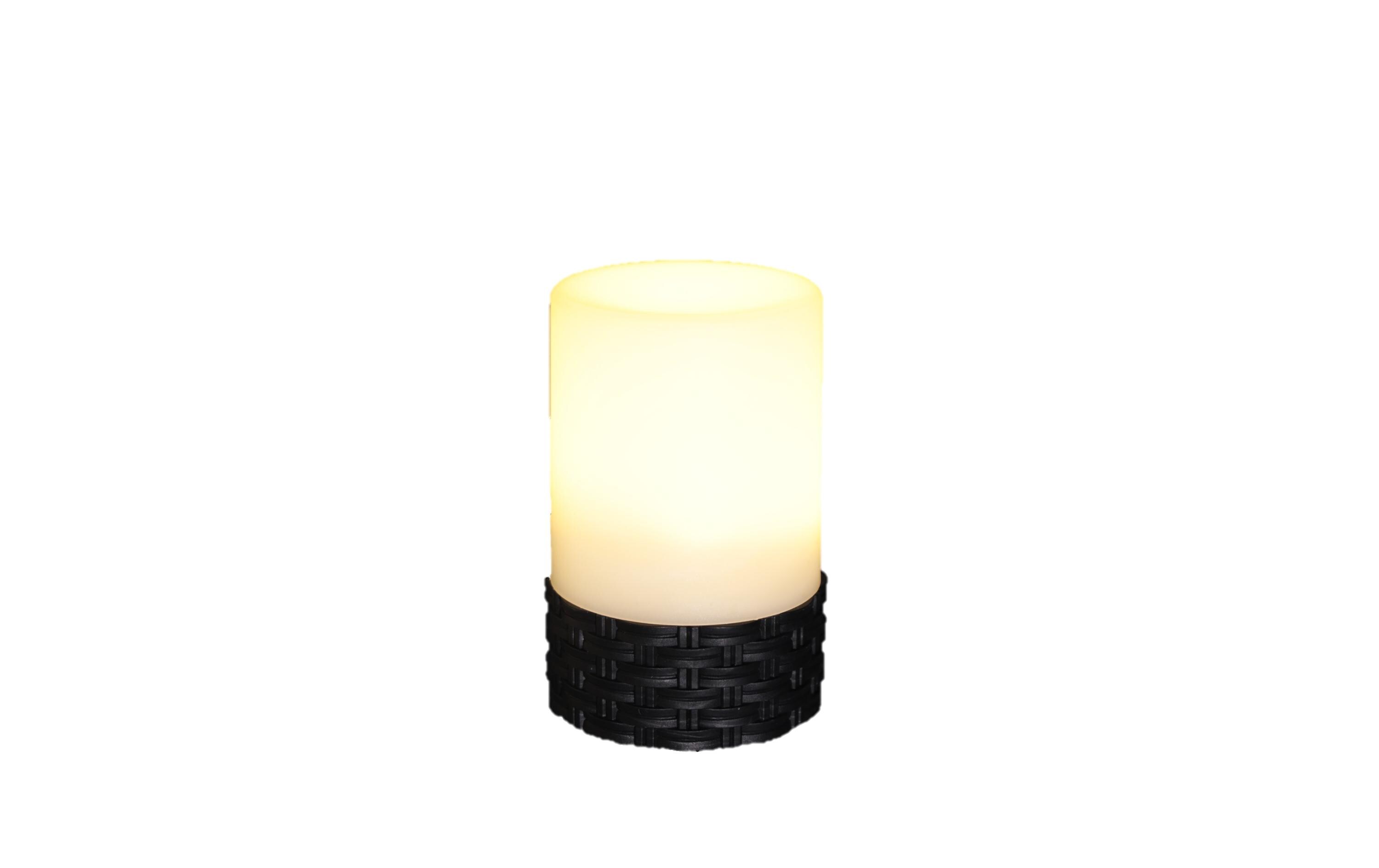 Tisch Leuchte RattanLED Solar Tisch Leuchte