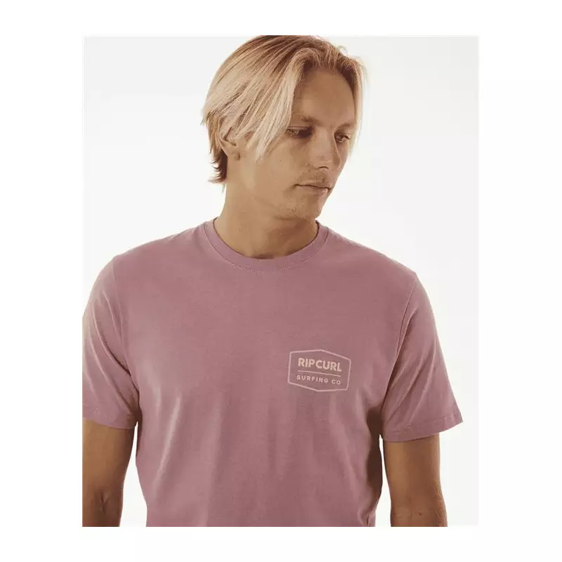 Teeshirt RIPCURL Marking Tee Mauve M