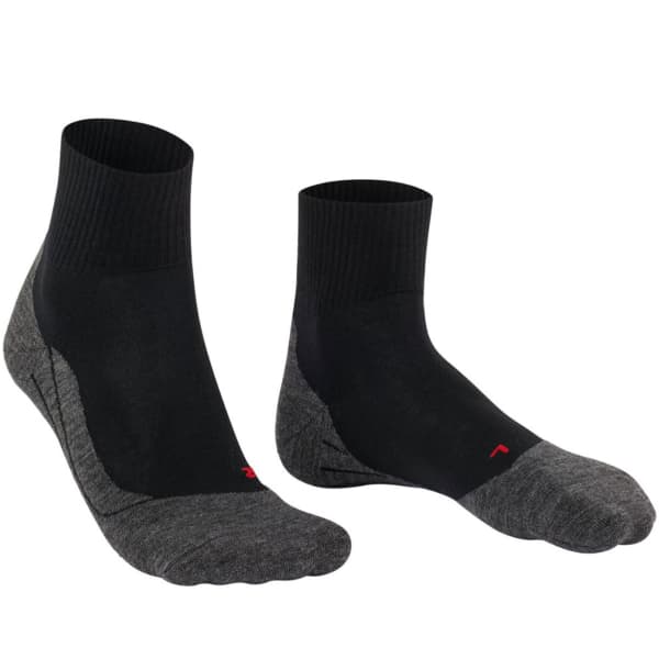 Chaussette randonnée FALKE TK5 WANDER WOOL SHORT BLACK MIX