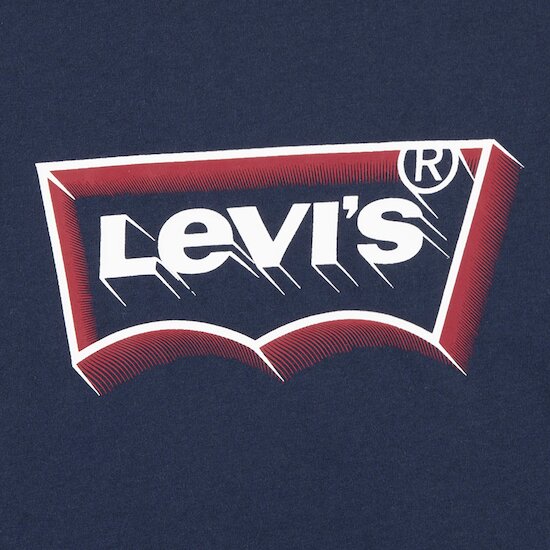 T-shirt à manches longues Batwing   Bleu        de               Levi's Kids