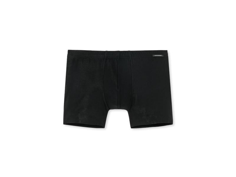 SCHIESSER Shorts Herren Laser Cut, Schwarz, L Schwarze, körpernahe Shorts für Herren