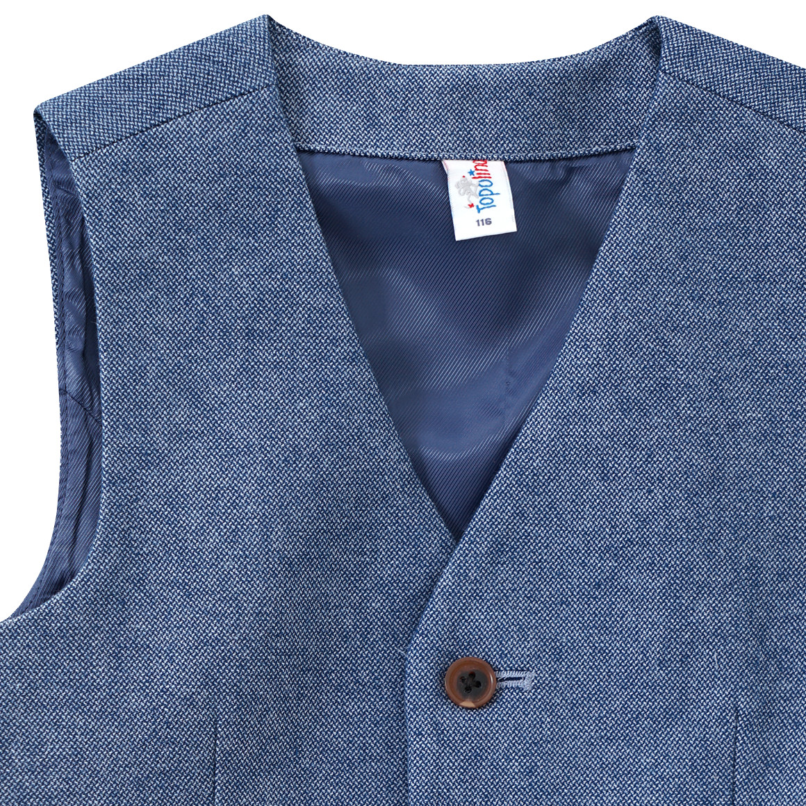 Topolino Jungen Weste mit Knöpfen blau