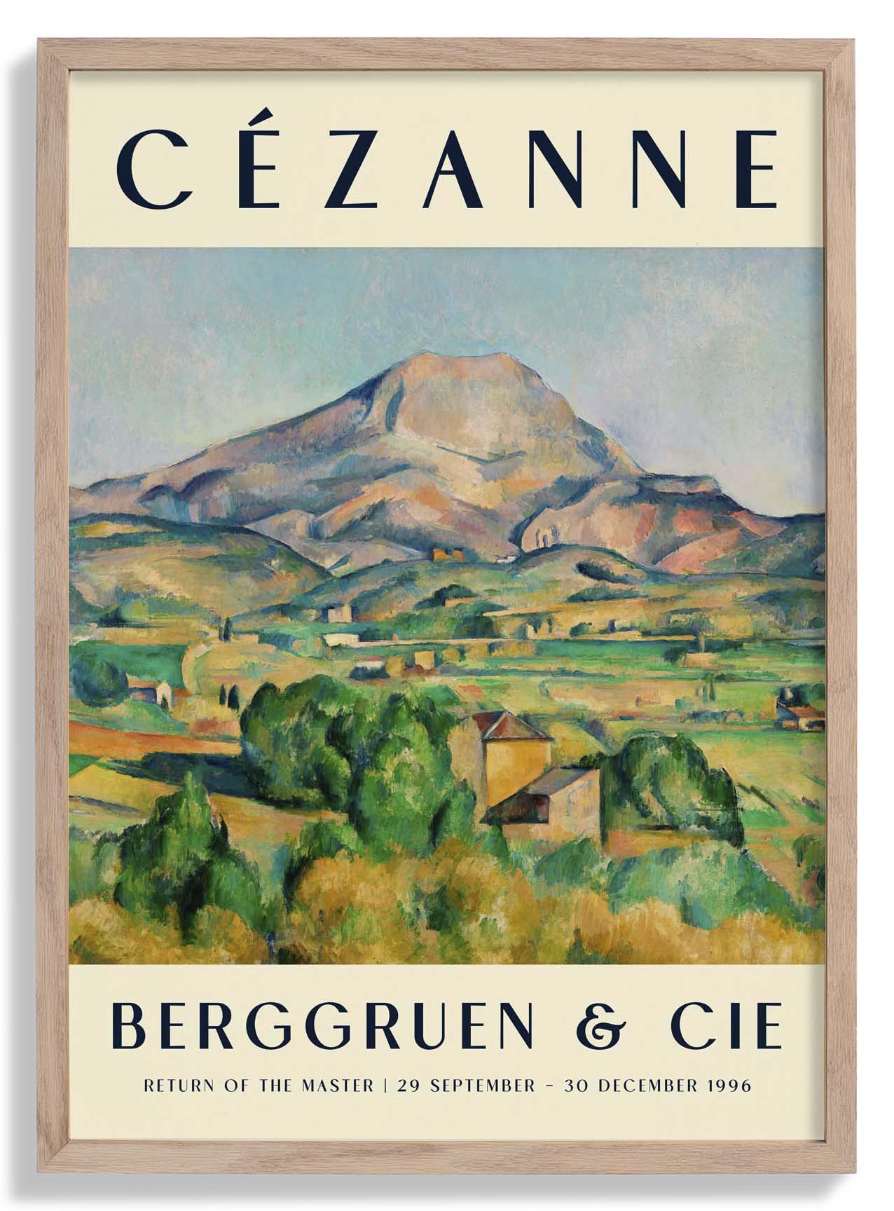 Mont Sainte Victoire Kunstausstellung von Paul Cézanne