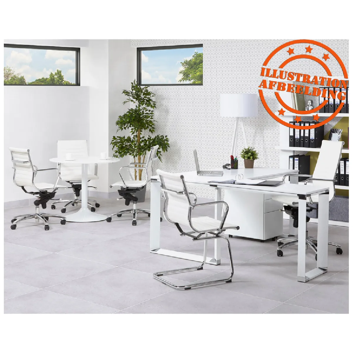 Alterego Fauteuil de bureau 'MEGA' noir