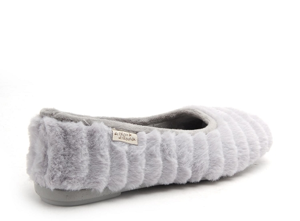 La maison de l espadrille chaussons femme 6053 4 gris