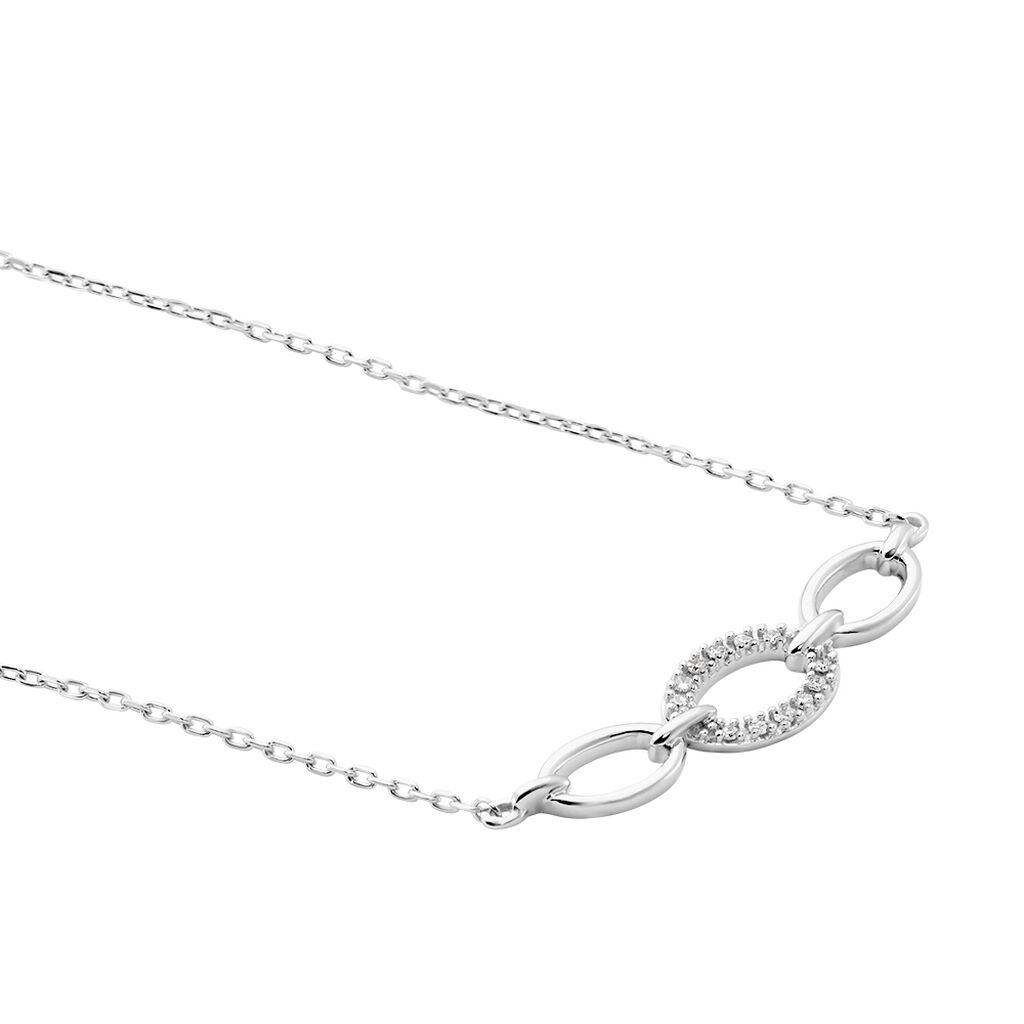 Collier Or Blanc Isebella Diamants