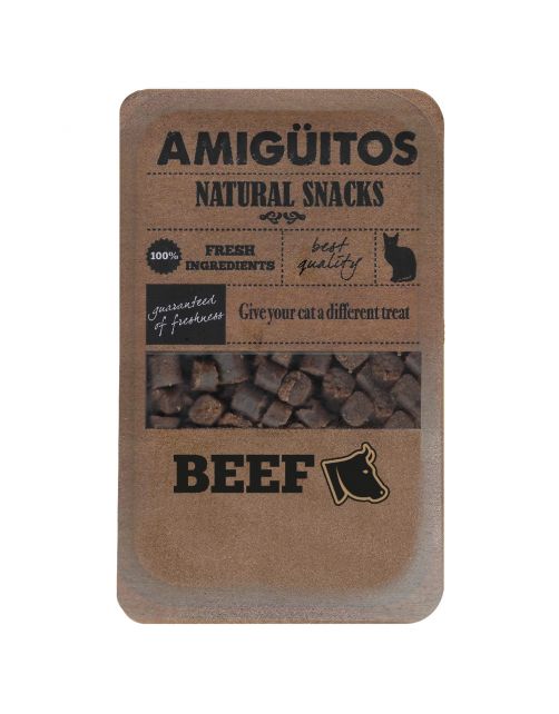 Amiguitos Cat Snack Beef - Kattensnack - 100 g