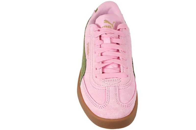PUMA CLUB II ERA SUEDE SNEAKERS I STØVET LYSERØDT RUSKIND