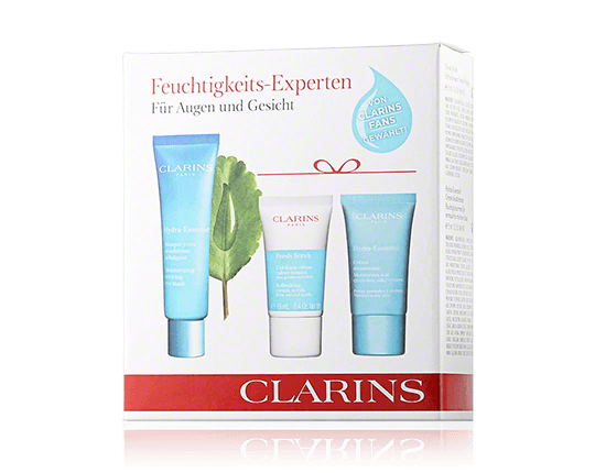 Clarins Hydra-Essentiel Pflegeset mit Masque Yeux 30ml-15ml-15ml