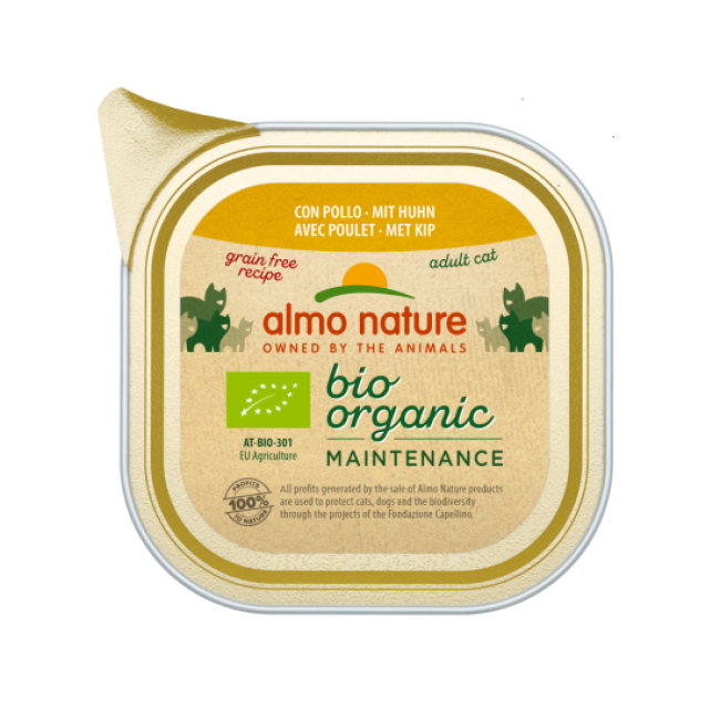 Pâtée pour chat Almo Nature Bio Organic