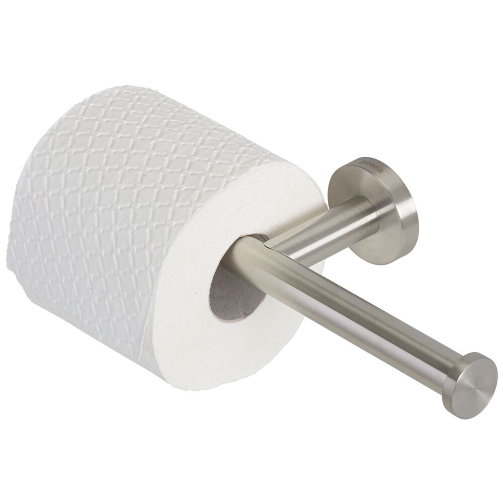 Geesa Nemox toiletrolhouder zonder klep dubbel RVS geborsteld