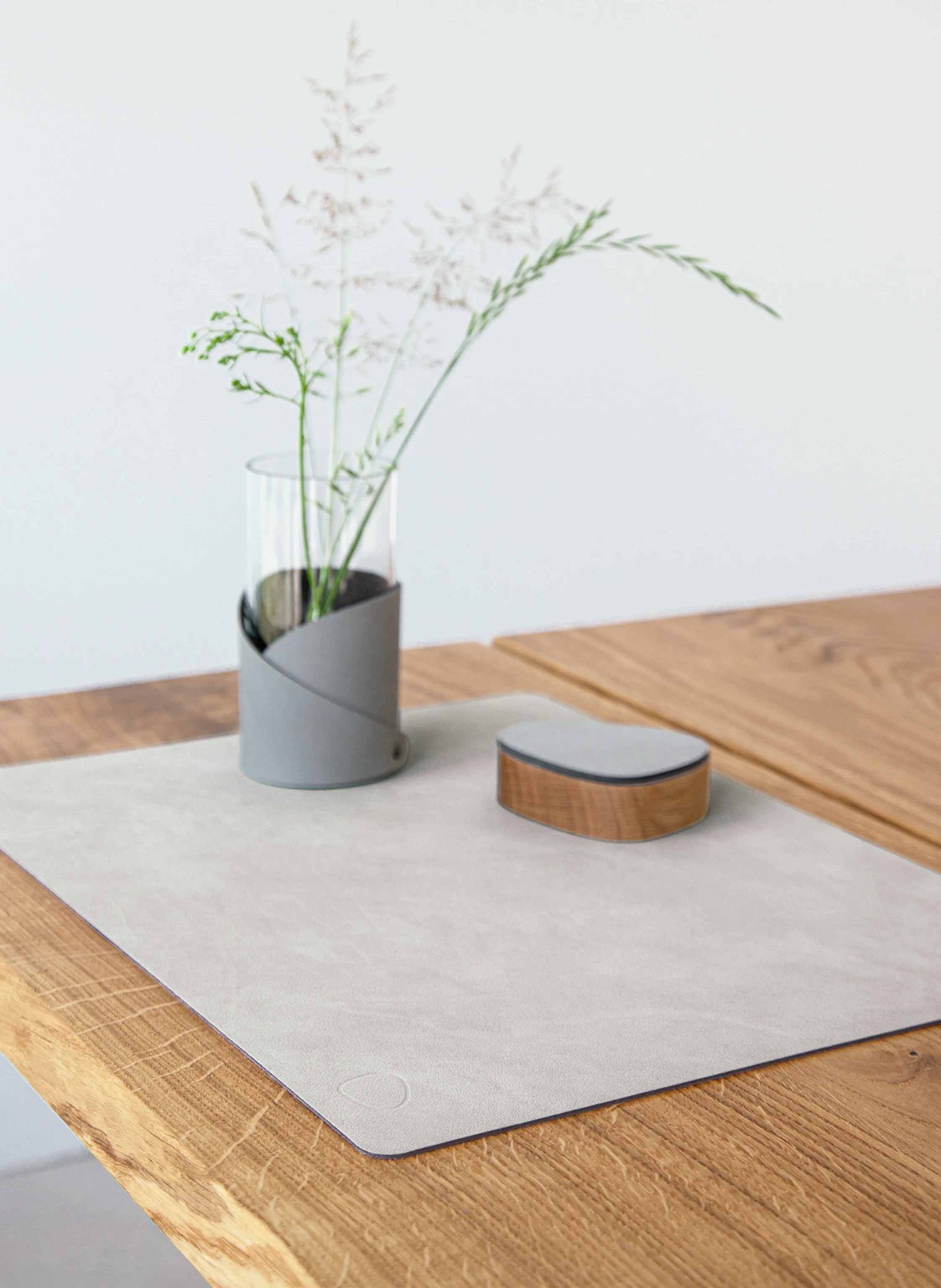 LINDDNA Tischset SQUARE L aus Leder