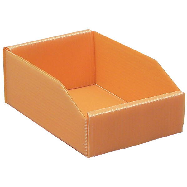 25 Bacs pliables polypro 1 Litre Orange