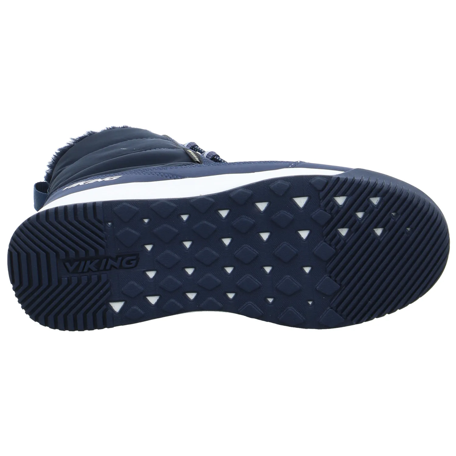 VIKING Mädchen-Snowboot Membrane Blau Textil  Mädchen Schneestiefel