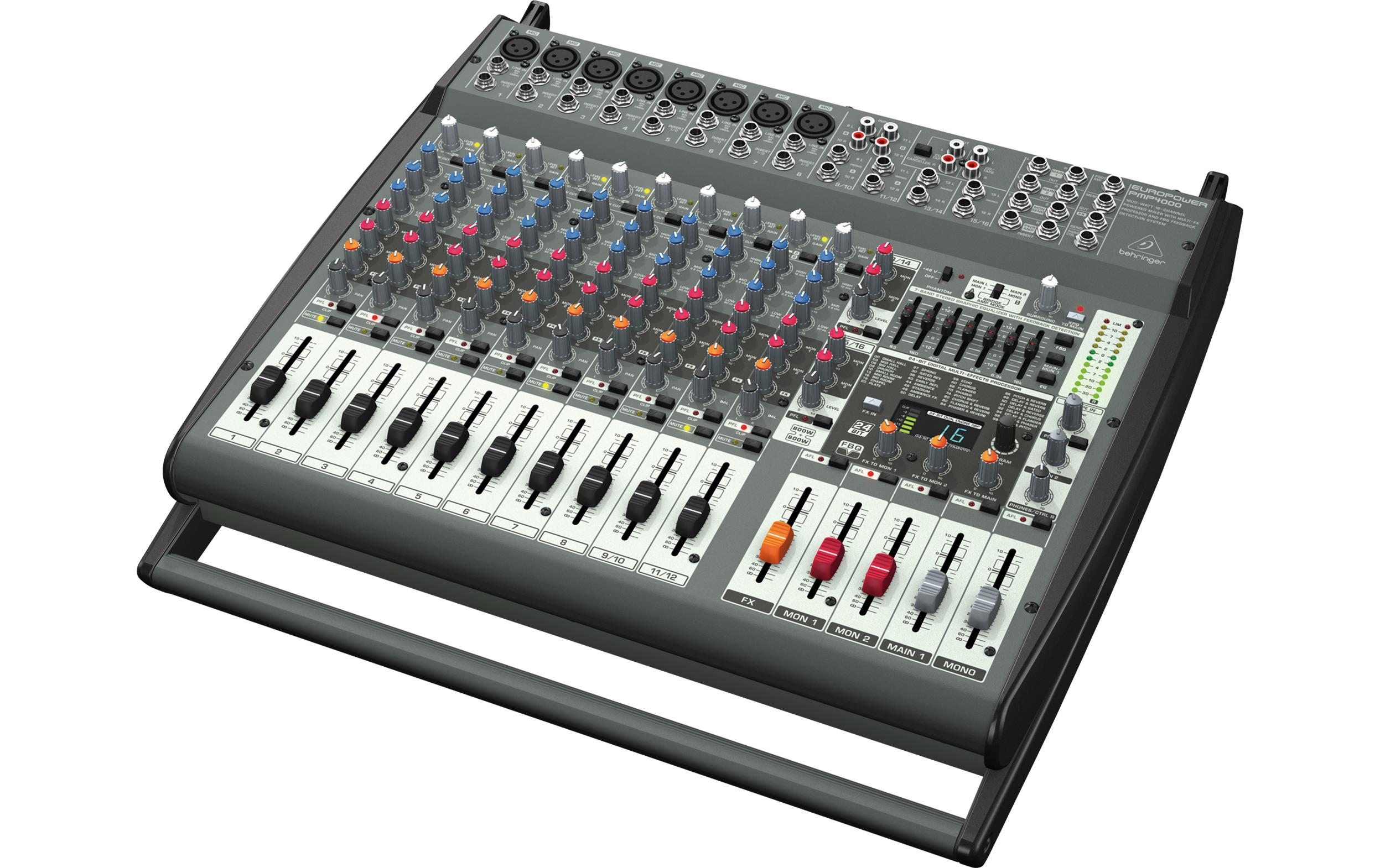 Mischpult PMP4000<br>1600 W 16-Kanal-Power-Mixer mit Multi-FX-Prozessor