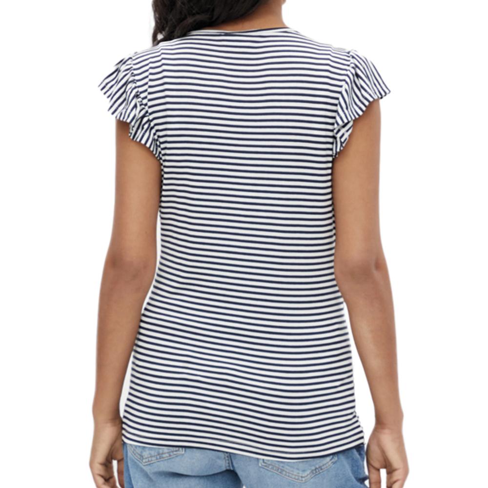 Mamalicious T-Shirt Blanc/Noir Femme Mamalicious Gisele