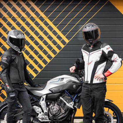 Blouson DXR LUXON FLEX - Noir / Rouge