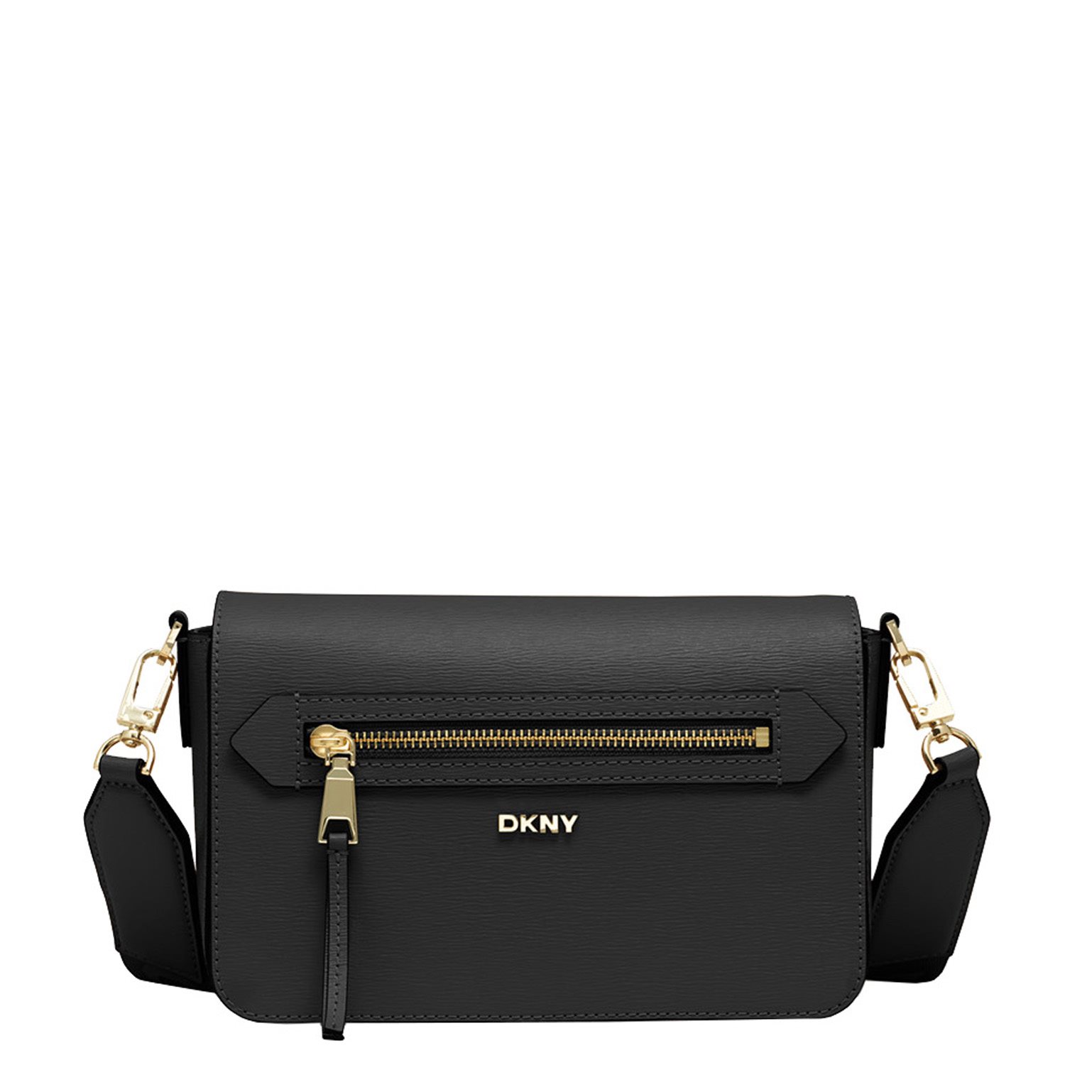 DKNY Bryant Ave Md Flap Cbody black/gold
