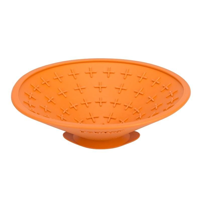 Splash Schlecktrichter Orange - LickiMat