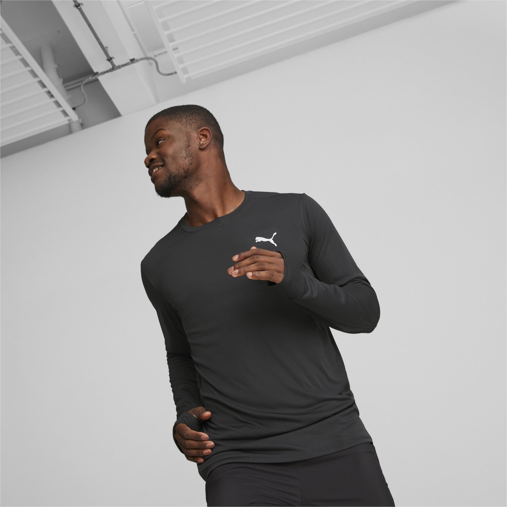 Puma Run Favourite LS Tee, Herre<br>Myk, pustende og komfortabel løpetrøye!