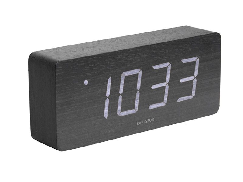 Alarm Clock Tube KA5654BK Black
