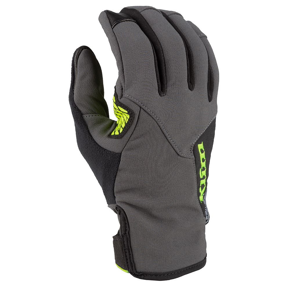 Klim - Gants Inversion Gris / Noir / Jaune fluo