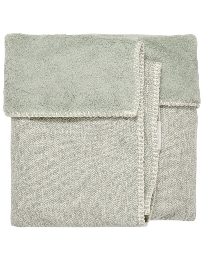 Babydecke VIGO TEDDY (75x100) in shadowgreen