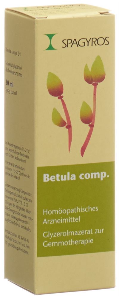 Spagyros Betula comp Glyc Maz 1 D Spr 30 ml