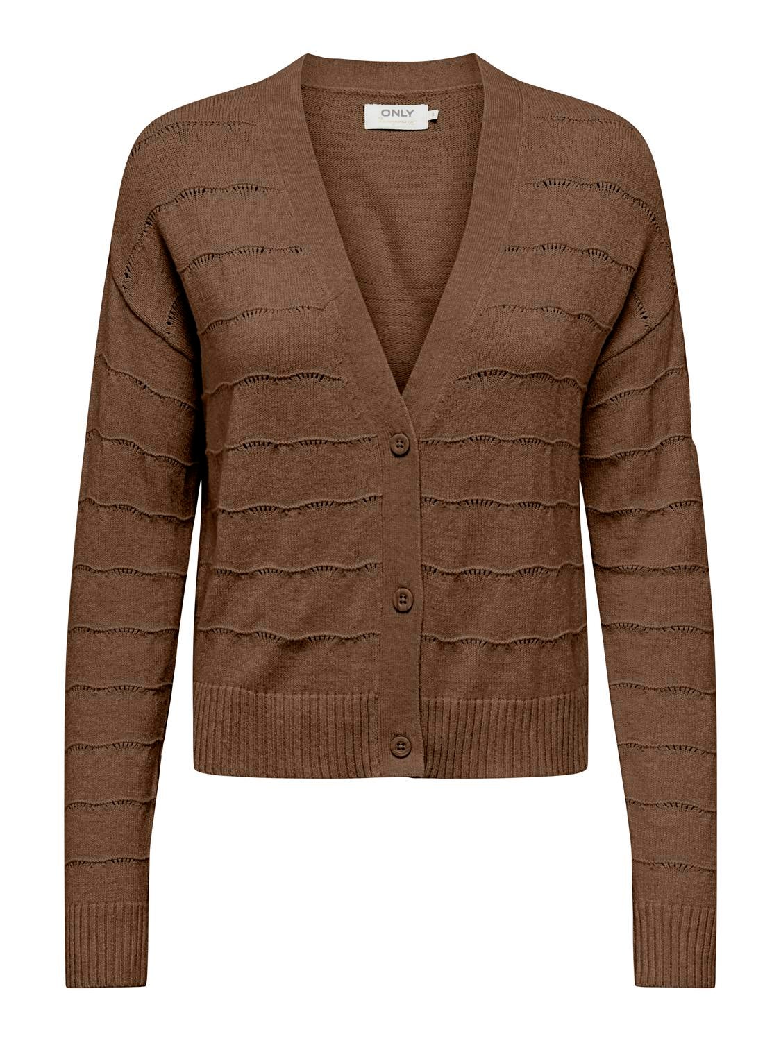 ONLKATIA Strickjacke Friar Brown