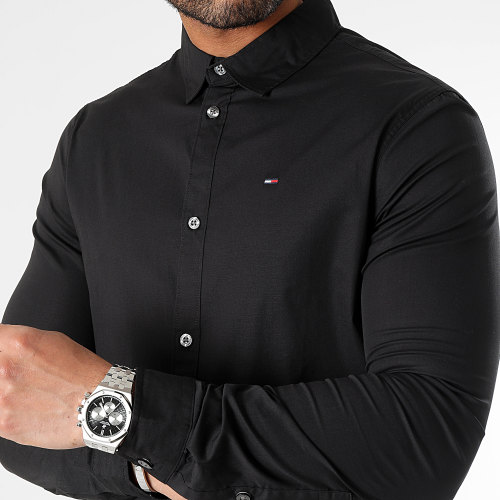 Chemise Manches Longues TJM Original Stretch 4405 Noir