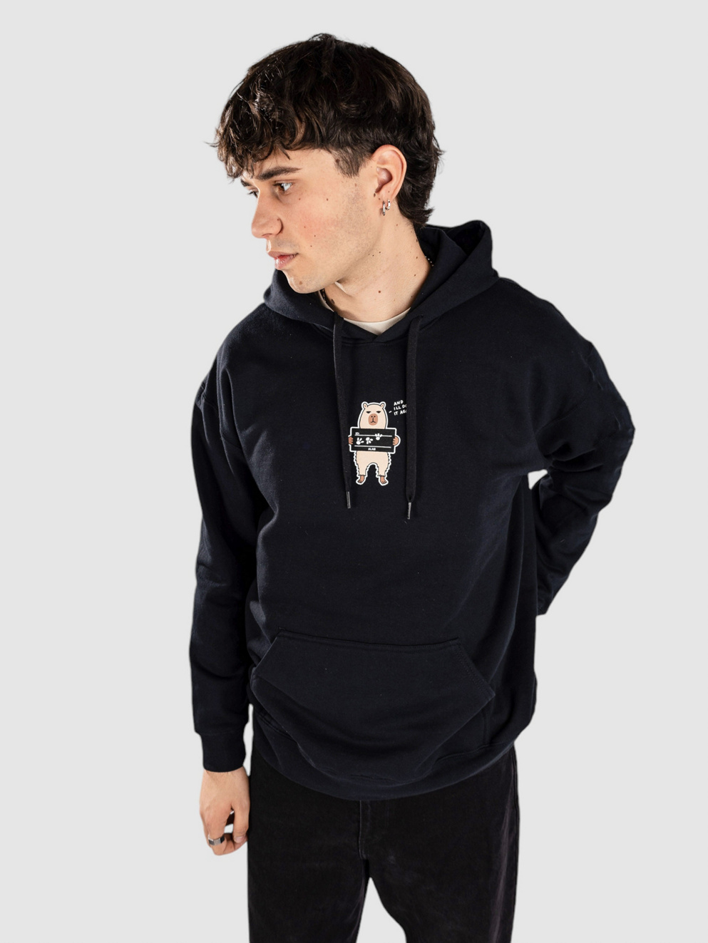 A.LAB Booked Hoodie black
