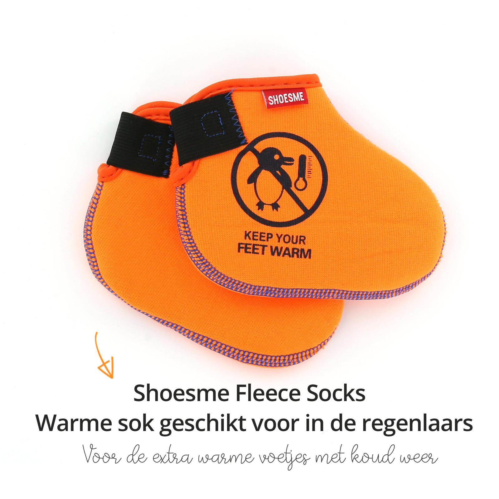 Shoesme Fleece Sock Fleece | Uni schoenen