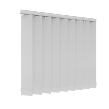 Stoffen Lamellen Recht raam 3104 wit
