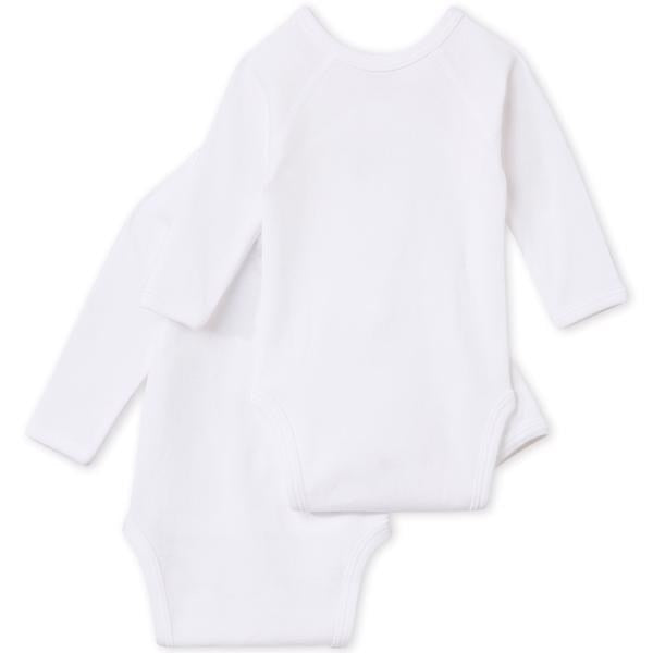 Kryds Bodies 2-Pak White - Petit Bateau → Luksusbaby.dk