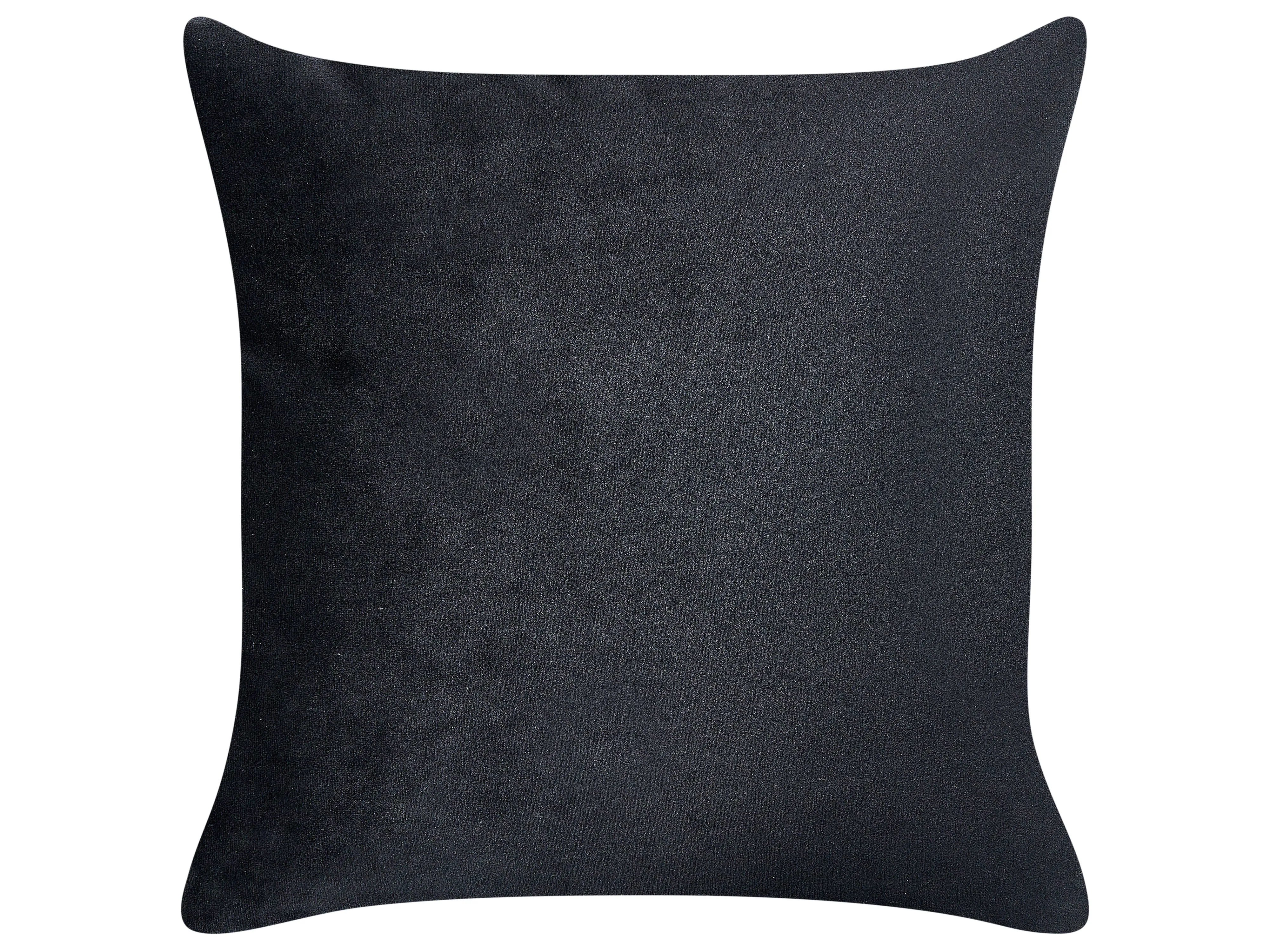 Linkszijdige chaise longue MERI Fluweel Zwart met opbergruimte
