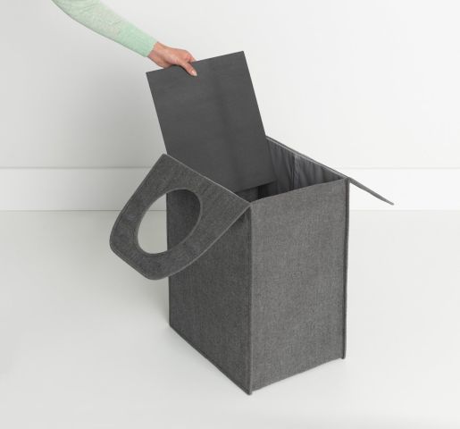 Wastas rechthoekig, 55 liter - Pepper Black