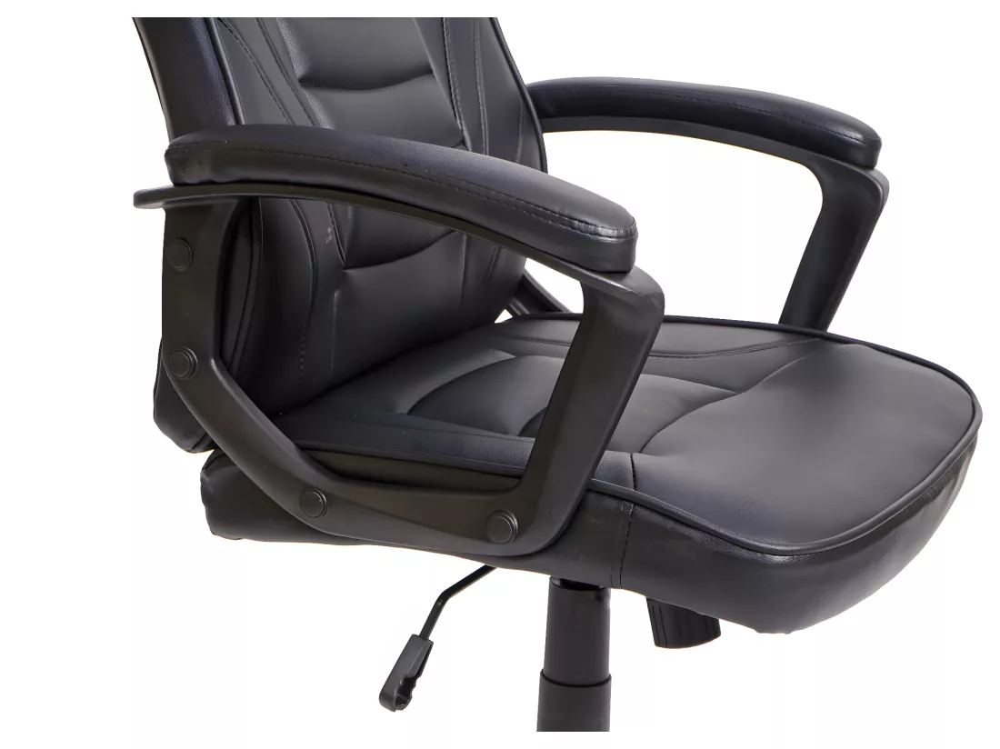 Chaise de bureau MCW-F59, noir