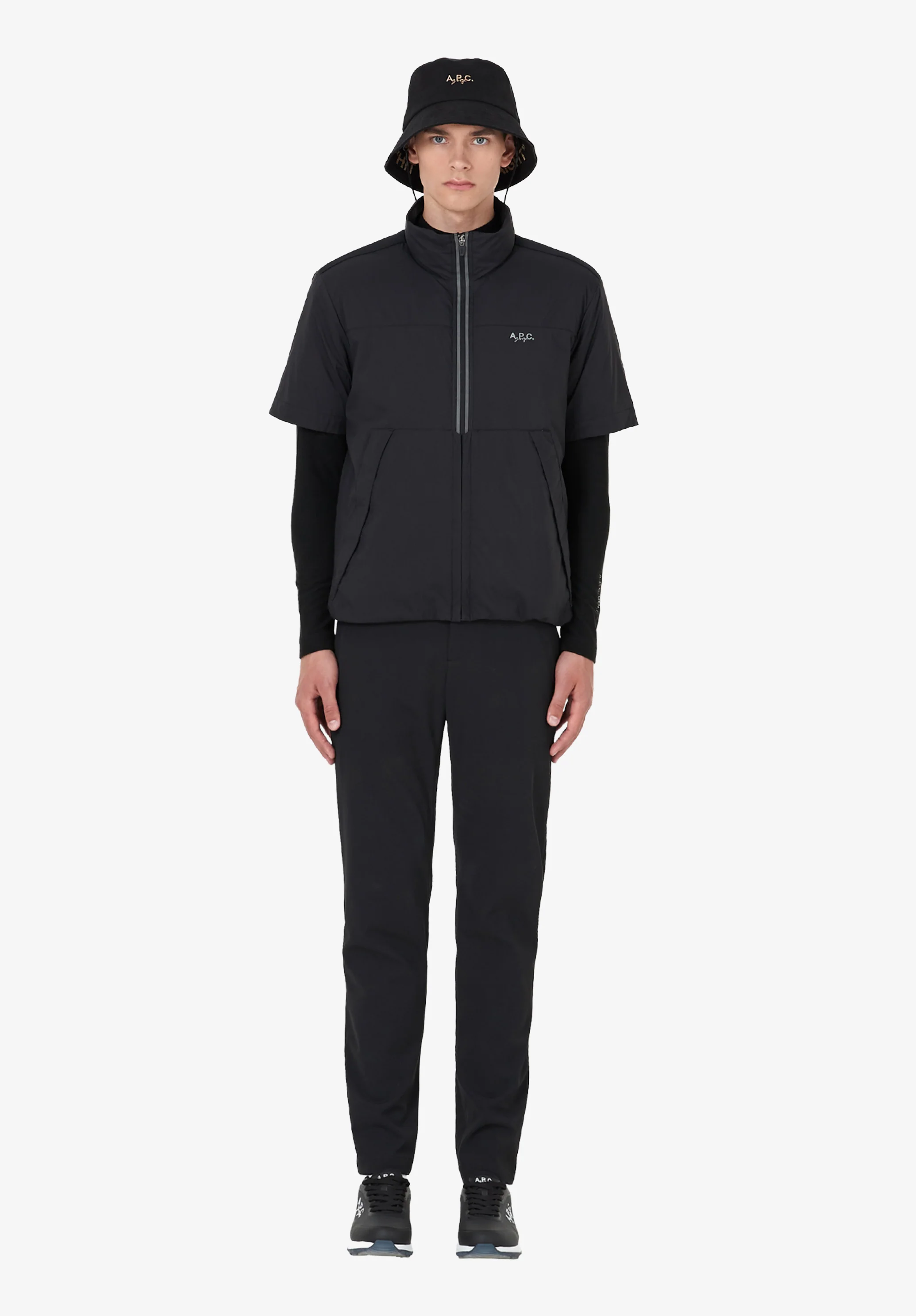 Blouson manches courtes - Noir