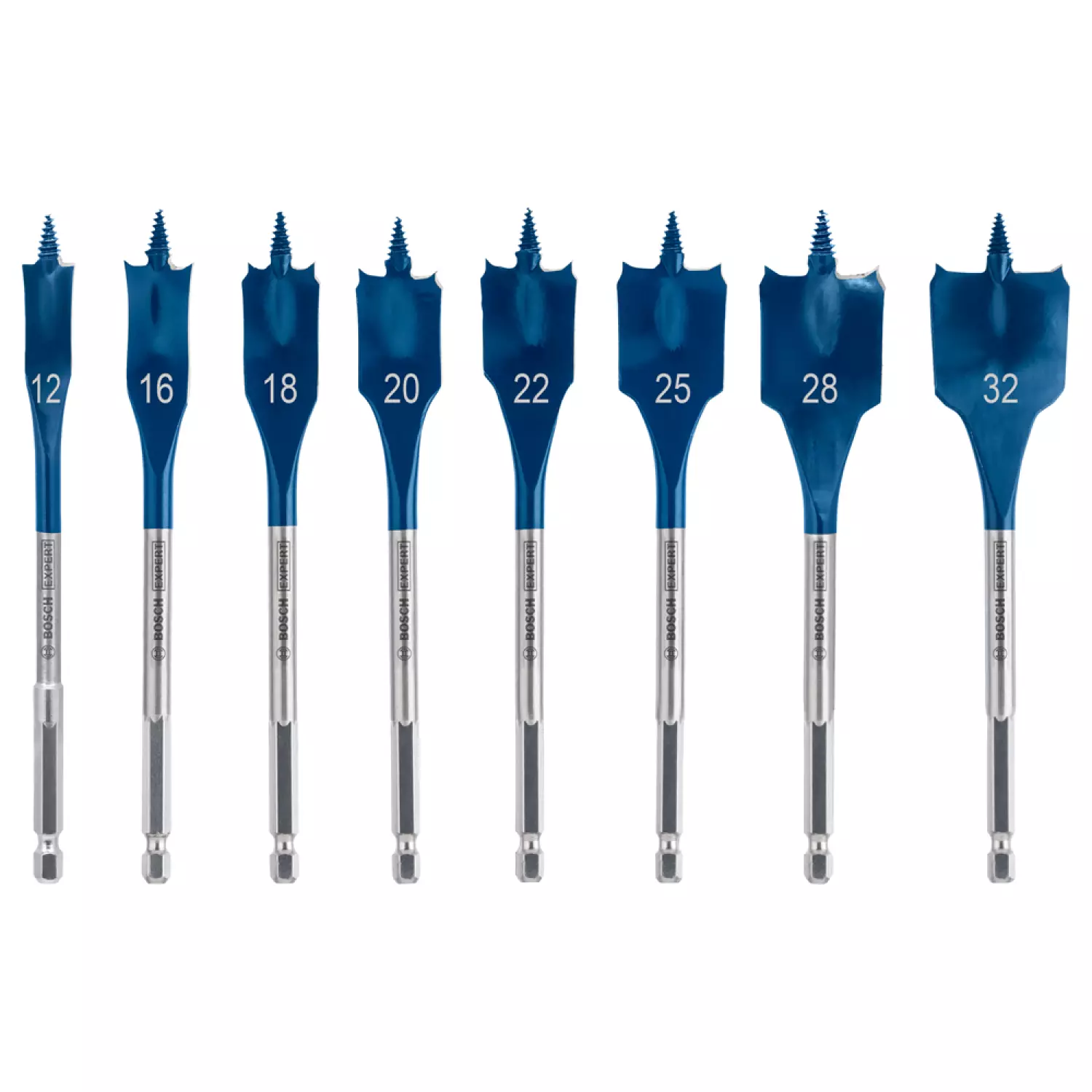 Bosch 2608900335 EXPERT 8-delige Speedborenset Self Cut Speed - 12/16/18/20/22/25/28/32mm