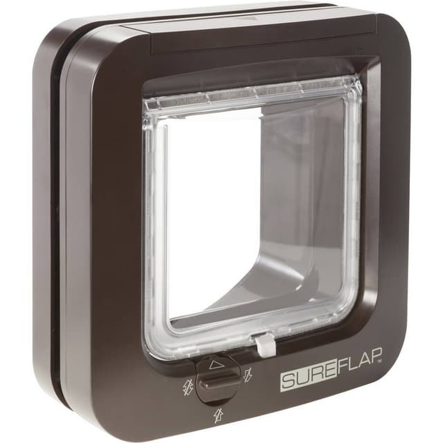 SureFlap Mikrochip Cat door #####Katzenklappe Brun 1