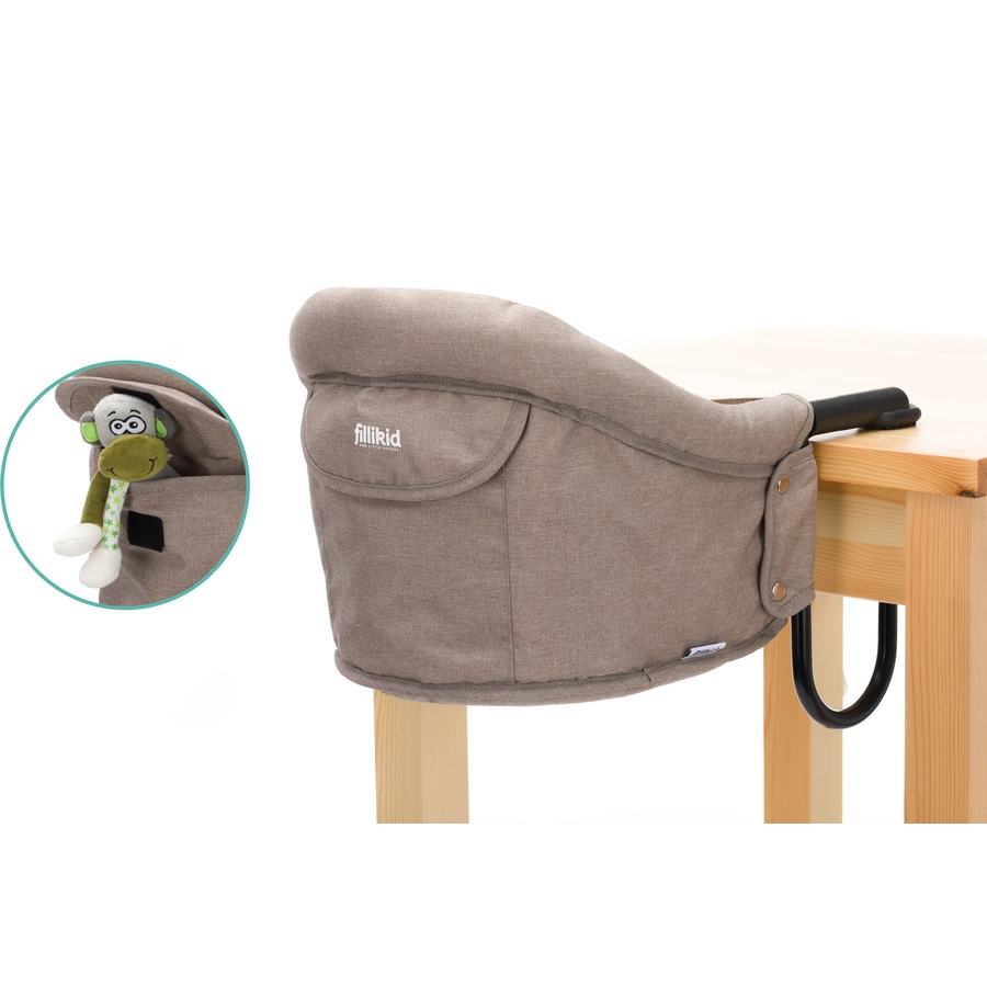 fillikid Tischsitz Flexi Taupe Melange