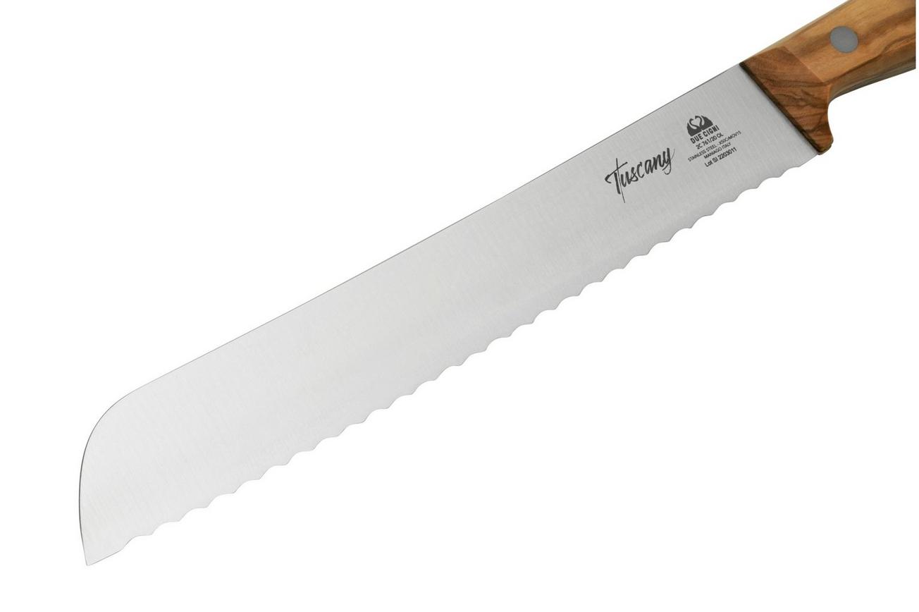 Due Cigni Tuscany 2C761-20OL broodmes 20 cm olijfhout