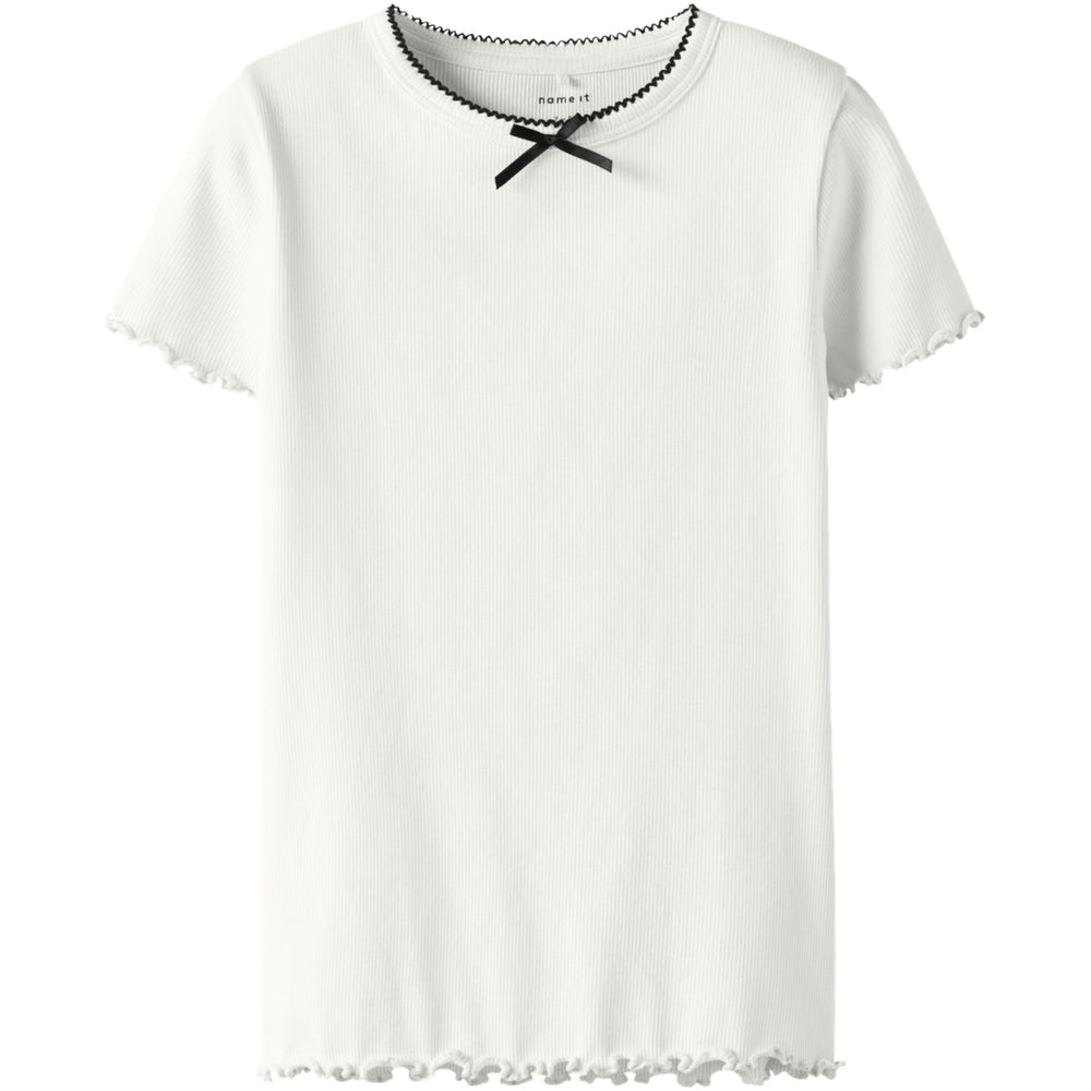 Køb Name It Cloud Dancer Nkffiona Ss Slim Top Pb