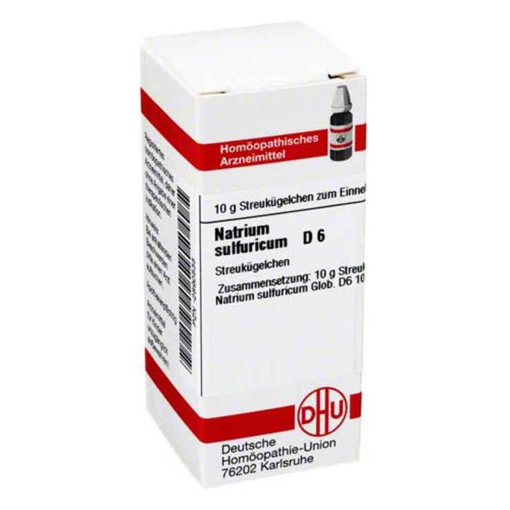 DHU Natrium sulfuricum D 6 Globuli, 10 g