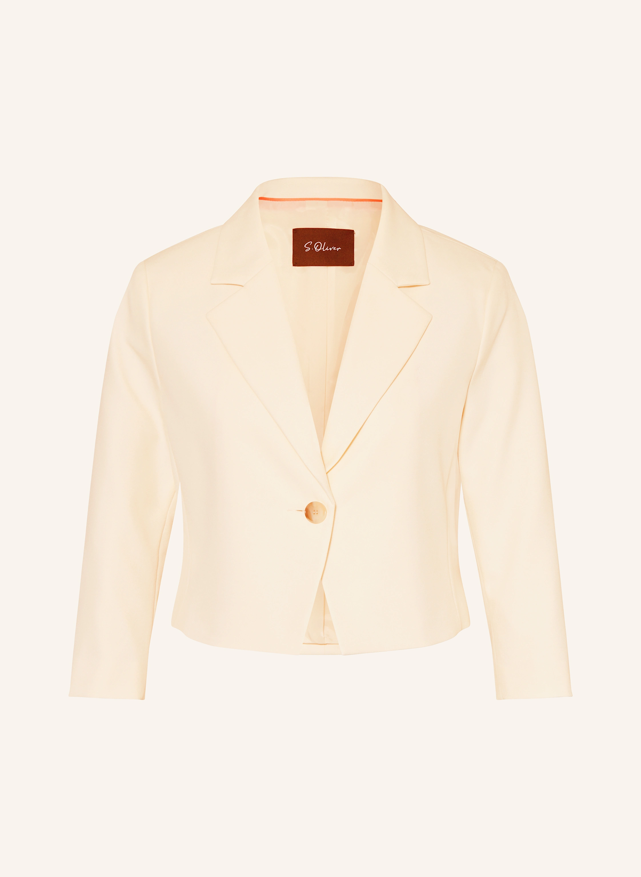 s.Oliver BLACK LABEL Cropped-Blazer mit 3/4-Arm