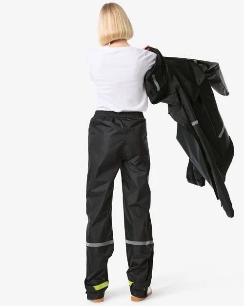 pantalon de pluie pour adulte léger imperméable noir