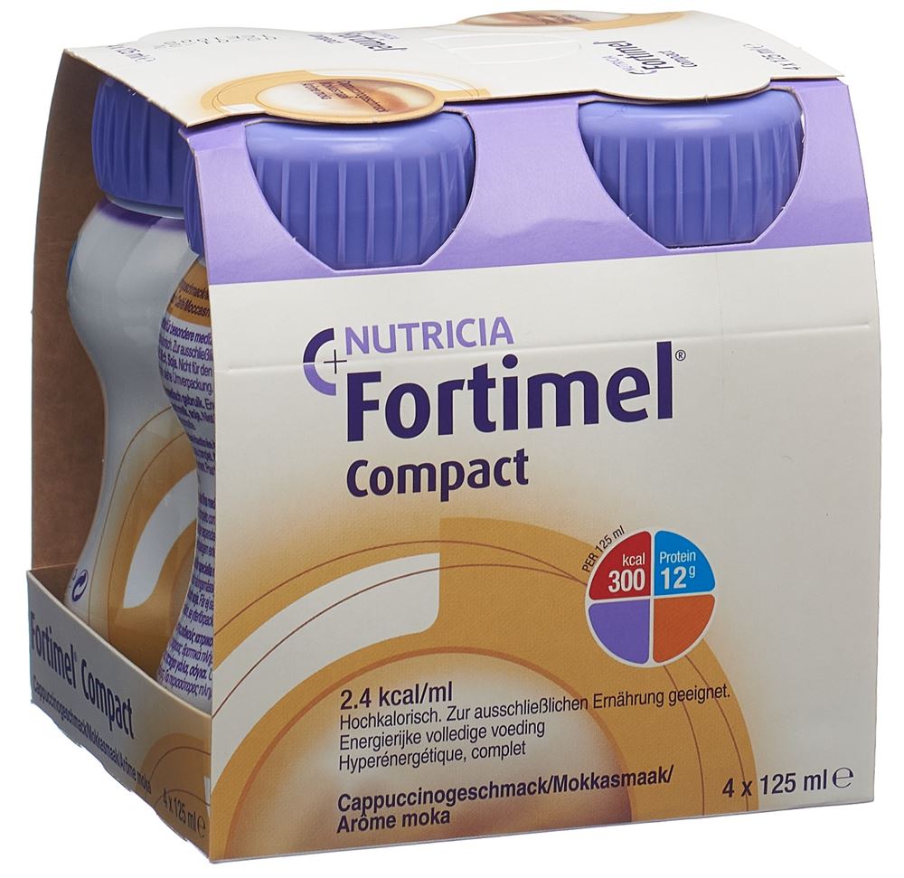 FORTIMEL Compact 2.4 kcal liq Cappuccino Fl 125 ml