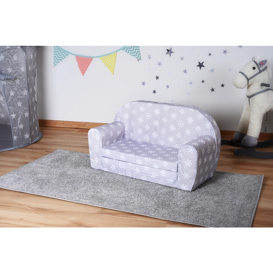 knorr toys® Kindersofa Royal grey grau
