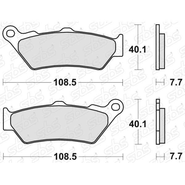 SBS - Plaquettes de frein 674 LS