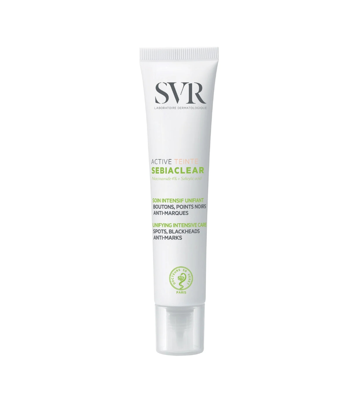 SVR - *Sebiaclear* - Creme facial intensivo anti-manchas com cor - Pele com tendência acneica